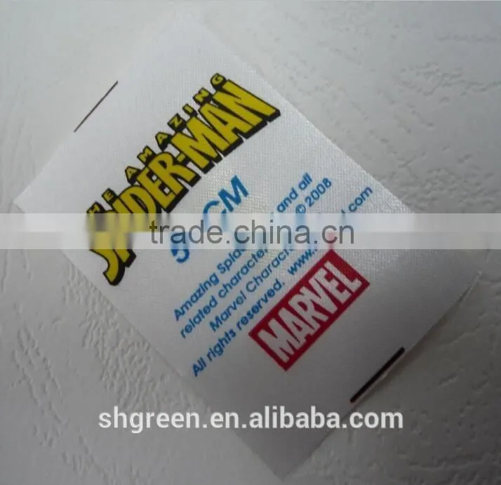 Japanese garment folded printing label