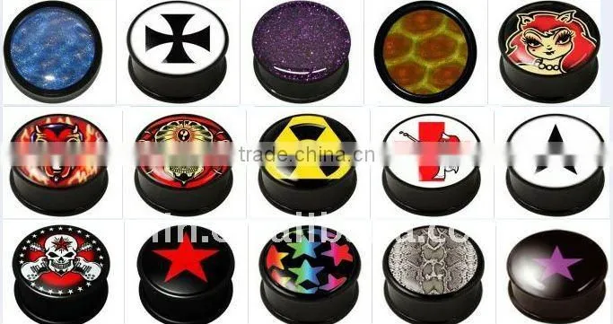 illusion 2-Ring Black Titanium Non Pierced CBR BODY JEWELRY