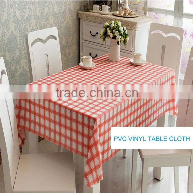 printed satin 100% Polyester table cloth fabric