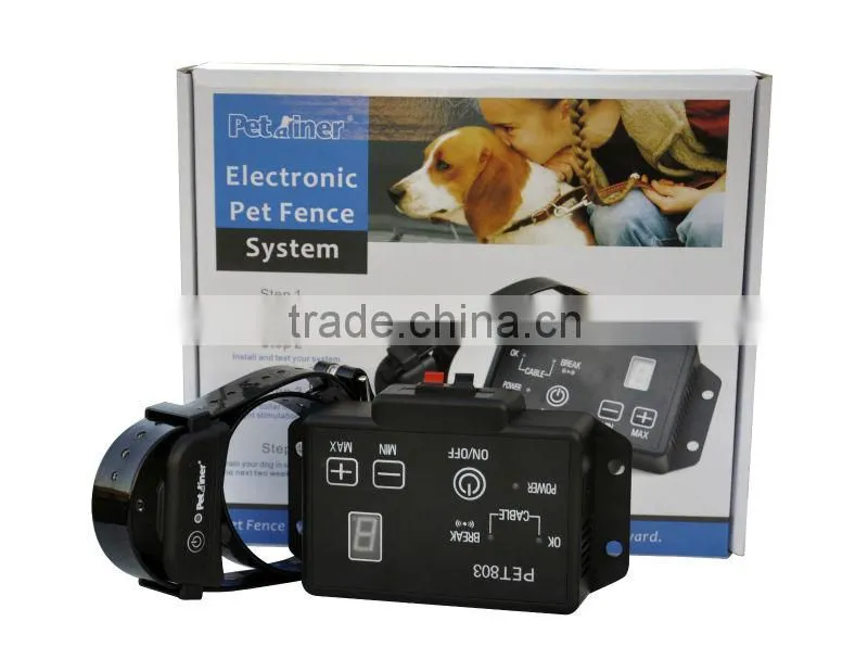 Invisible outdoor dog fence in ground pet fencing system