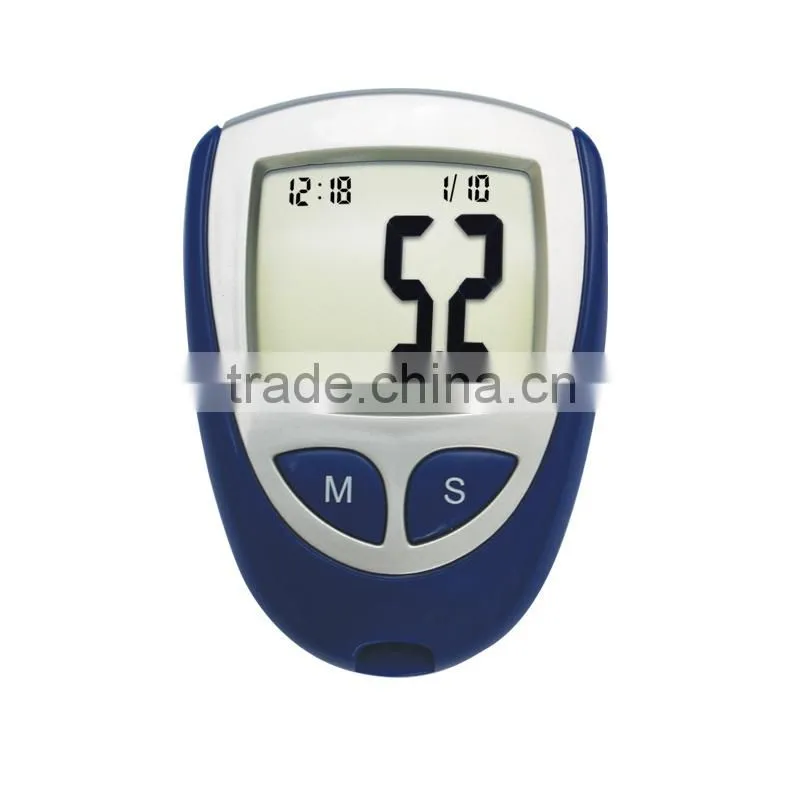 Home Use Medical Device With disposable safety blood lancet Glucose Meter