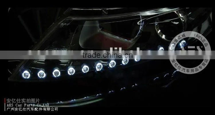 AES DRL 50CM white-yellow K5 light strip 12v ,13 pcs LED light, automatically change color