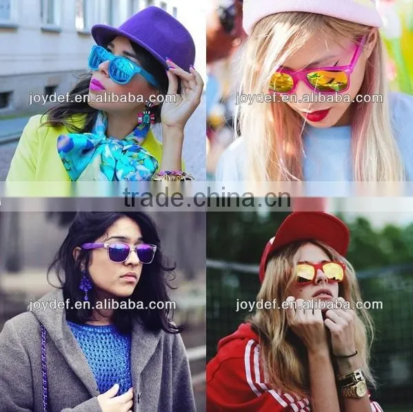 2016 The latest plastic frame sunglasses popular unisex outdoor uvprotection sunglasses