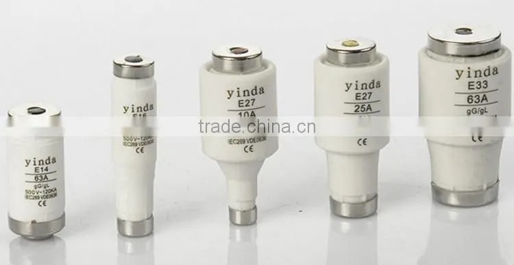 E27 D02 Fuse Link DII DIII Type Screw Fuse
