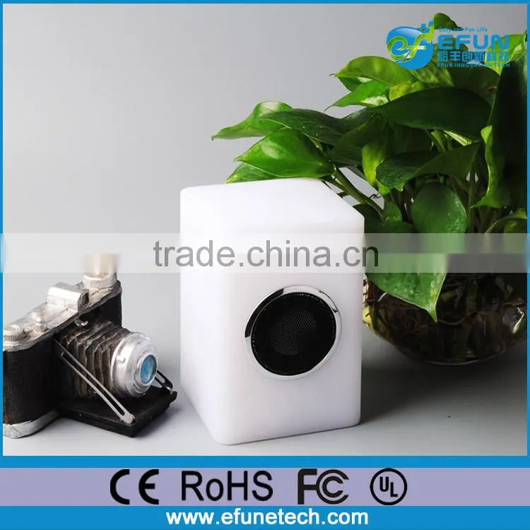 waterproof plastic portable led speaker with light,portable led bluetooth speaker