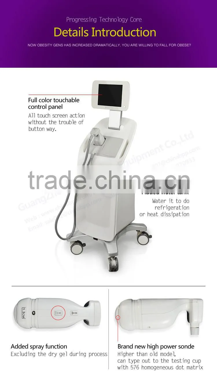 The Hot Selling Hifu Ultrasound Body Shaping Machine With Lowest Price