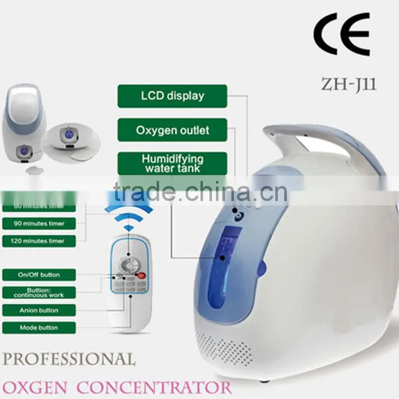 portable medical oxygen concentrator breathing machine oxygen can