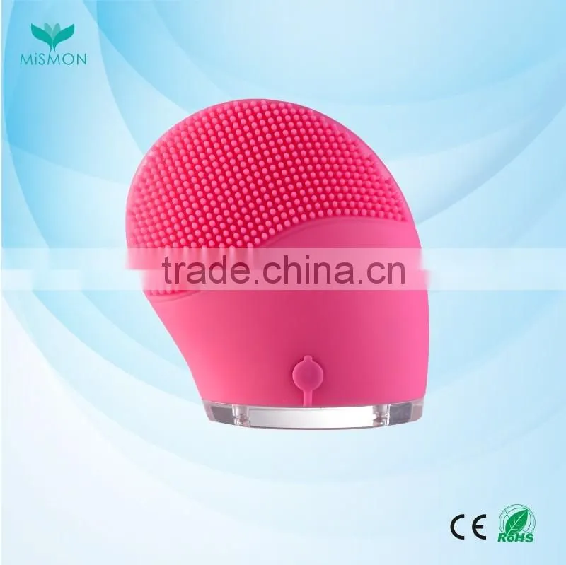 Travel use good quality silicone sonic vibration soft brush by women and man with CE certification