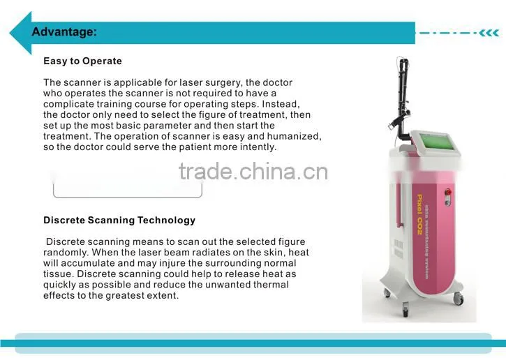 Portable CO2 Laser Fractional Pixel Vaginal Laser Tightening