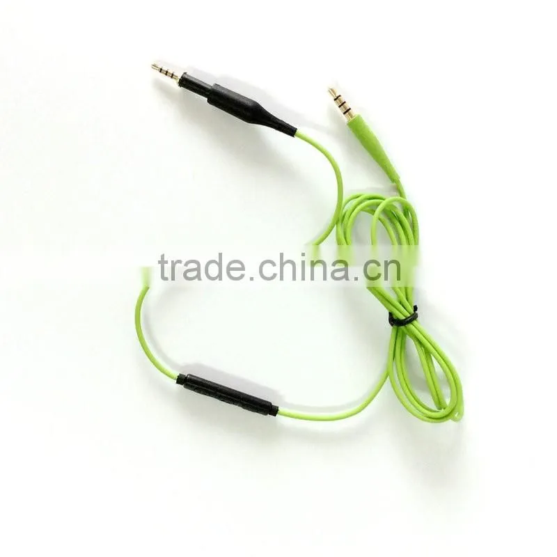 Replacement Audio Cables Line With Mic Remote Volumn For AKG K450 Q460 K480 Headphones For Iphone Android Phones Computer