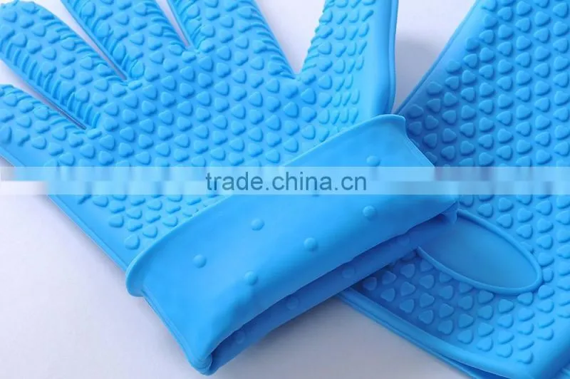 Silicone Kitchen Heat Resistance Baking Cooking Gloves BBQ Oven Gloves