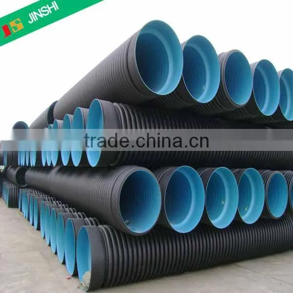 Urban Sewerage Used HDPE Double Wall Corrugated Pipe