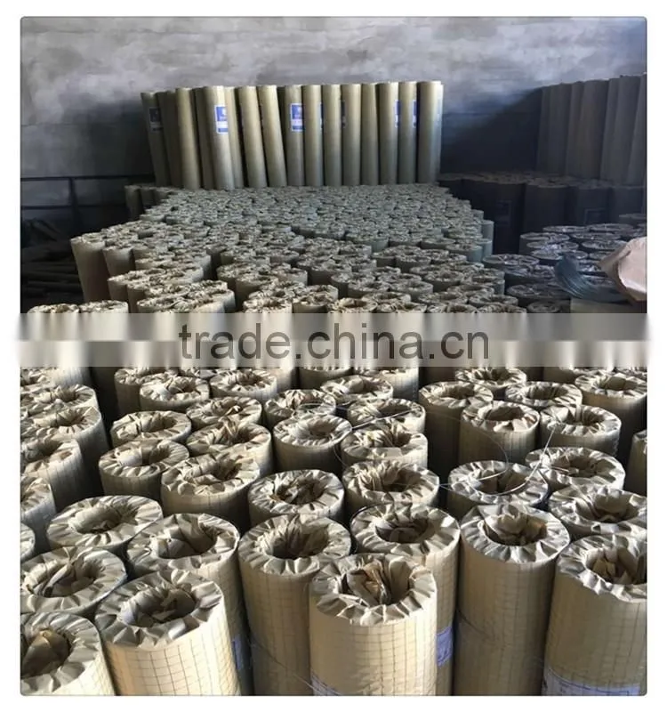 1/2'' Mesh Hole 18 20 Gauge Wire Galvanized Welded Wire Mesh / 4x4 welded wire mesh