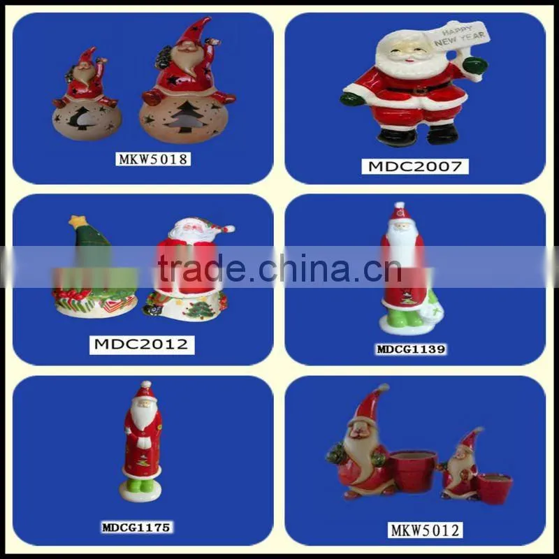 Gift Item 2015 Funny Ceramic Santa Claus Gift For Children