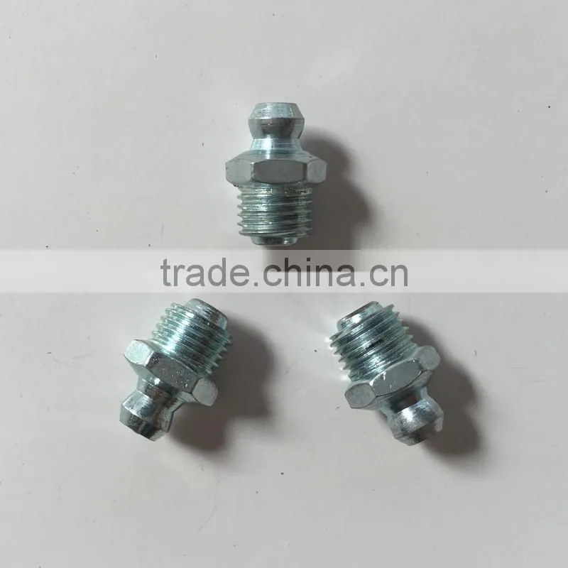 carbon steel material 1/8" bspt grease nipple for lubrication use
