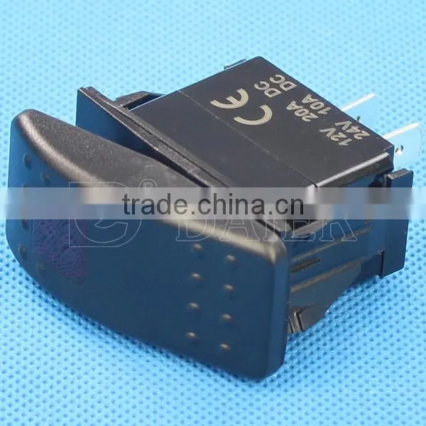 1-Liht 3 Pins ON-OFF Waterproof Electrical Switch With 2 Lens