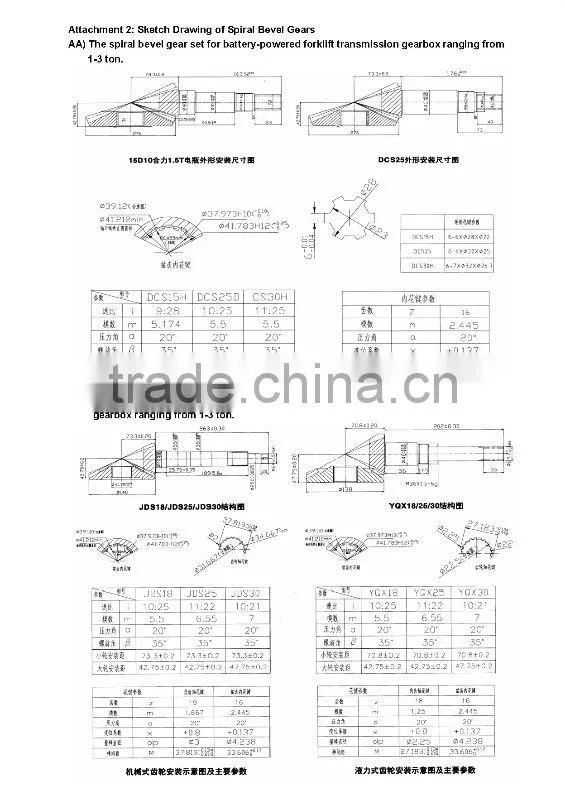 BW88135102 Spiral Bevel Gears