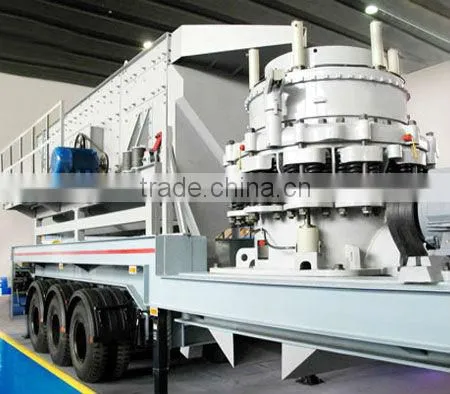 Low Power Consumption Mobile Crushing and screening plant with BV;CE;ISO