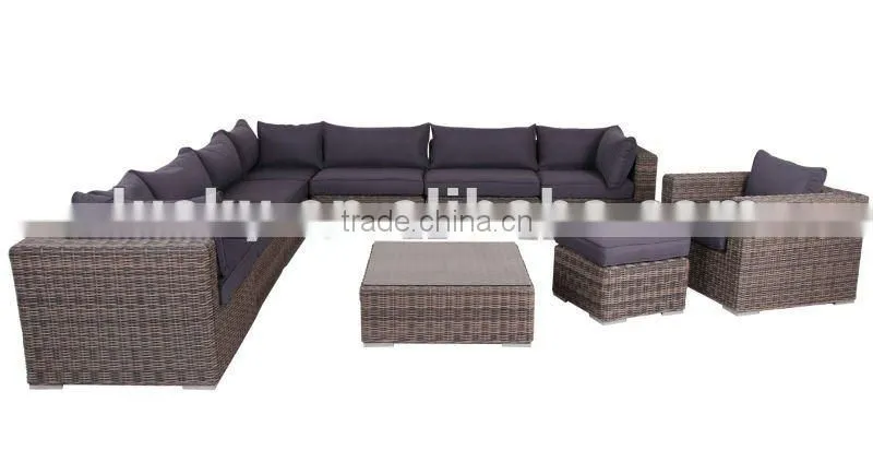 rattan new design corner sofa