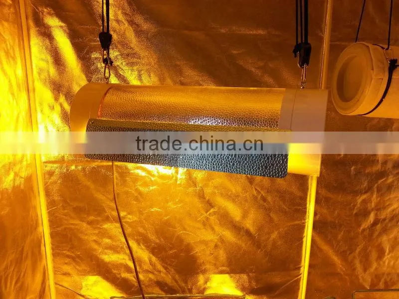 Silver Cool Tube Shade Grow Room Tent Hydroponic Lighting aluminum Reflector shade