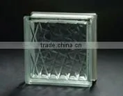 Acid Pink Cloudy Glass Brick