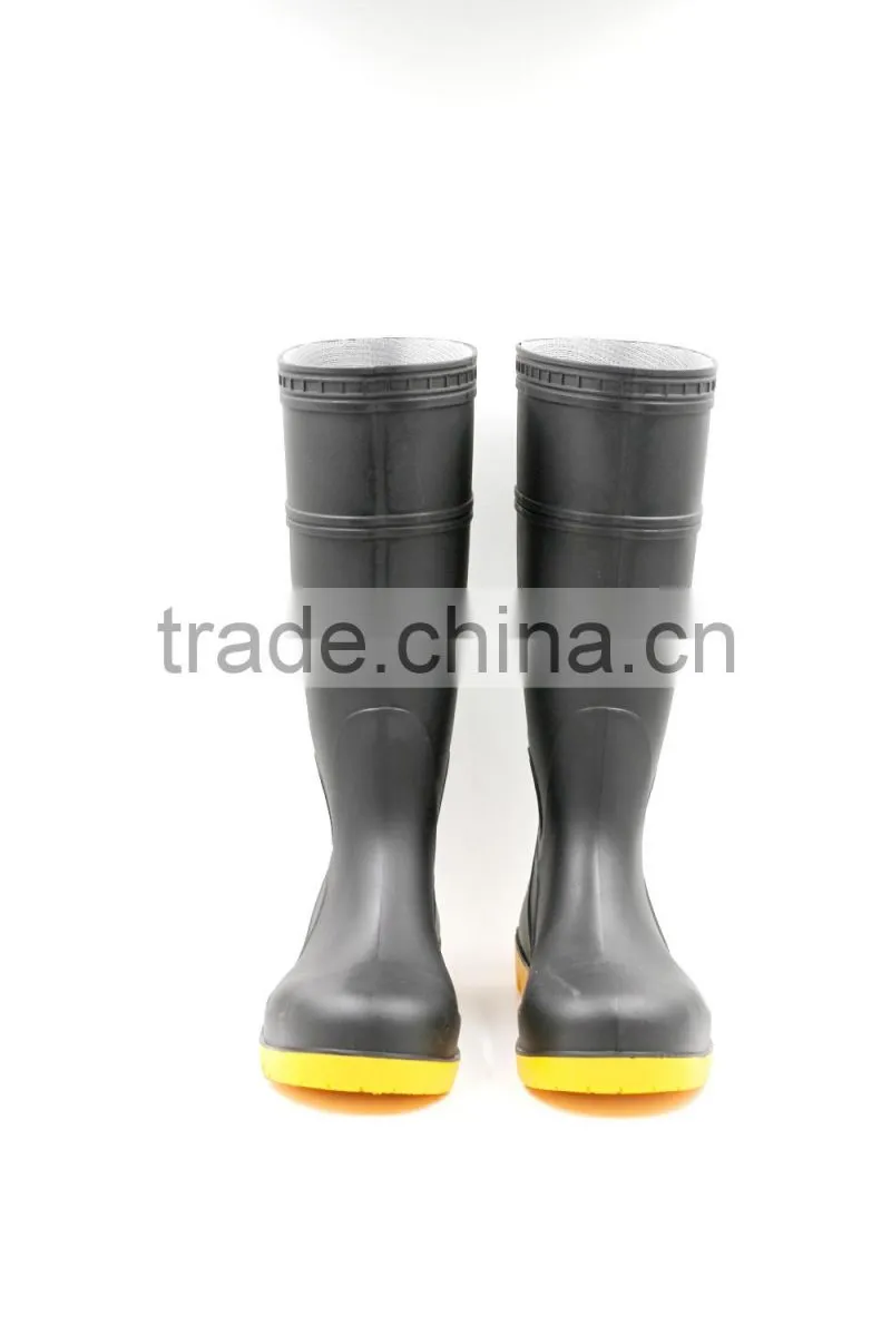 High quility pvc safety boots,industry factory safety pvc shoes