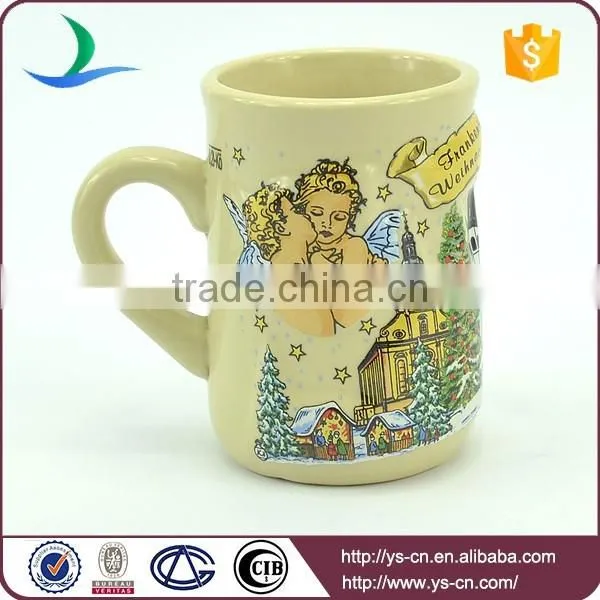 YScc0014-01 Wholesale 3d Christmas Ceramic Mug