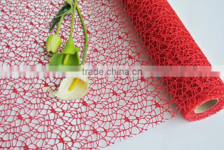 Glitter fabric for flower wrapping