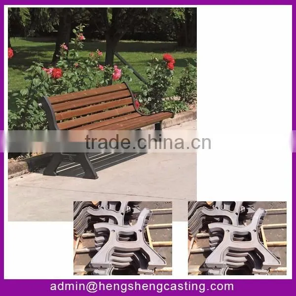 cast iron wooden benches legs