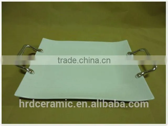 chaozhou stock Japanese ceramic plate with handle