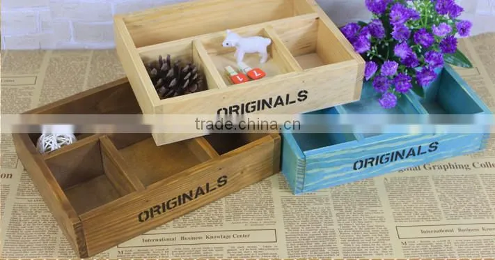 Simple wooden sewing box