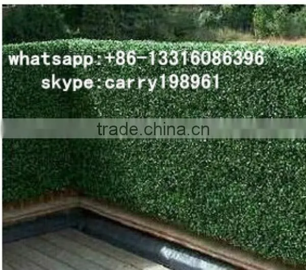 LXY072016 manufacturer wholesale artificial green fence high quality artificial boxwood hedge with pots