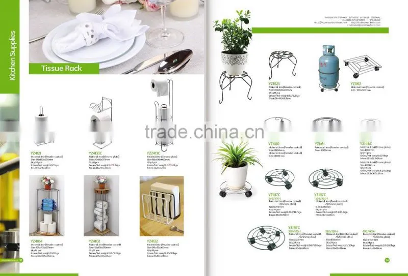 Bathroom chrome toilet paper holder roll tissue holder rack