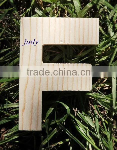 handmade small wooden alphabet letters for crafts