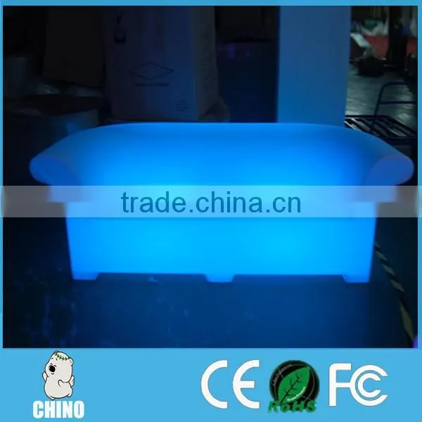 Comfortable led bar sofa nice and luxury big lounge sofa