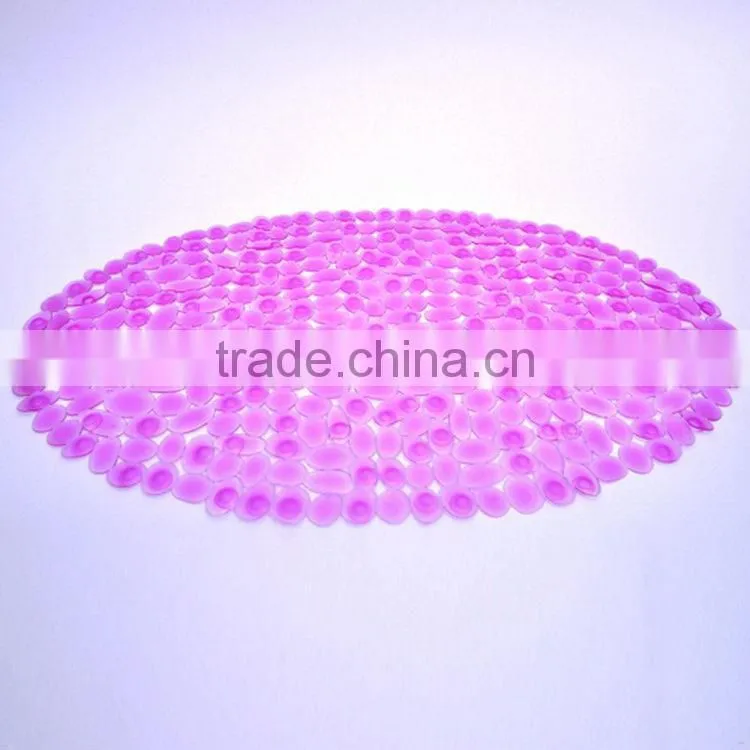 Good quality crossline mini pvc anti slip baby bath mat