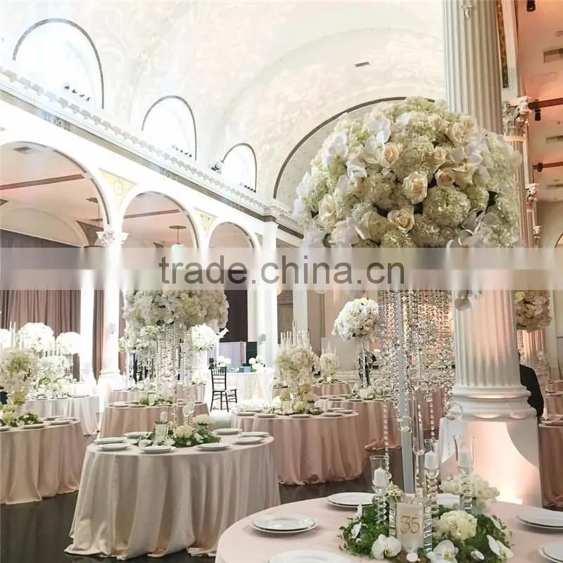 crystal flower stand for wedding table decoration