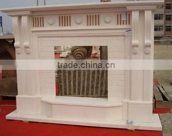 modern home decor stone carving marble fireplace mantels