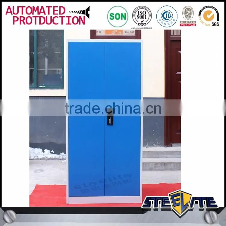 2 door steel amirah wardrobe with safe code lock cabinet