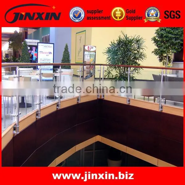 Guangzhou outdoor wood railing and stainless steel wood railing