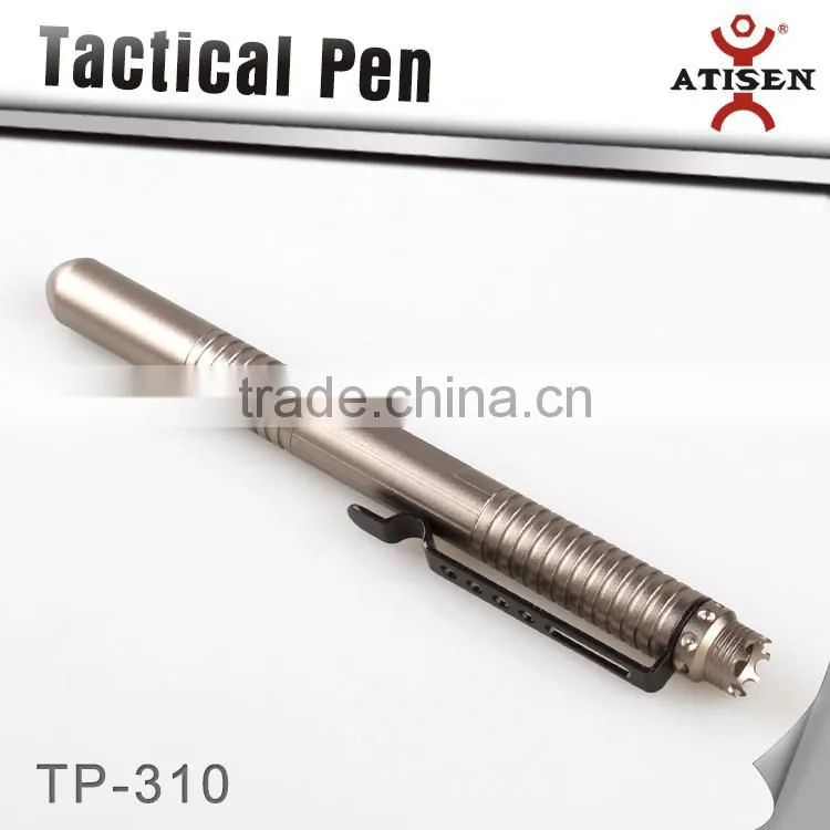 All aluminum Self Defense Tool Tactical ball point pen,glass breaker 2 in 1 TP-310