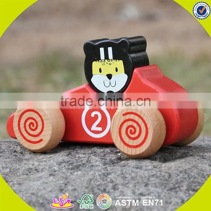 Wholesale hot baby wooden train blocks toy diy creative kids wooden train blocks toy W04A067