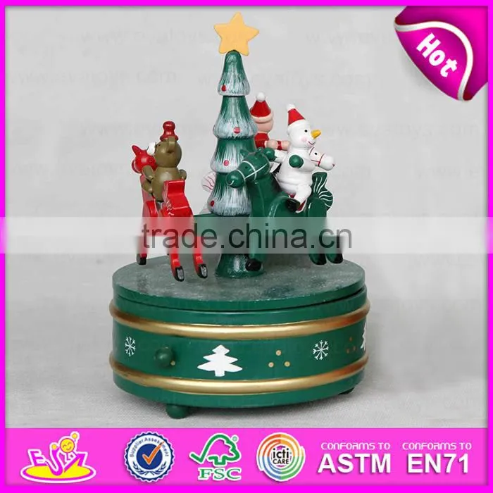 2015 Holiday gifts Popular Fashion Toy carousel music box for kids W07B011B