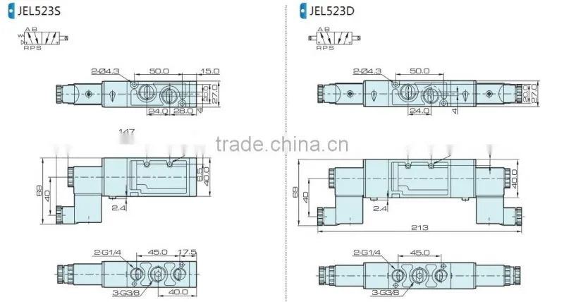 JEL Series water solenoid valve with high quality