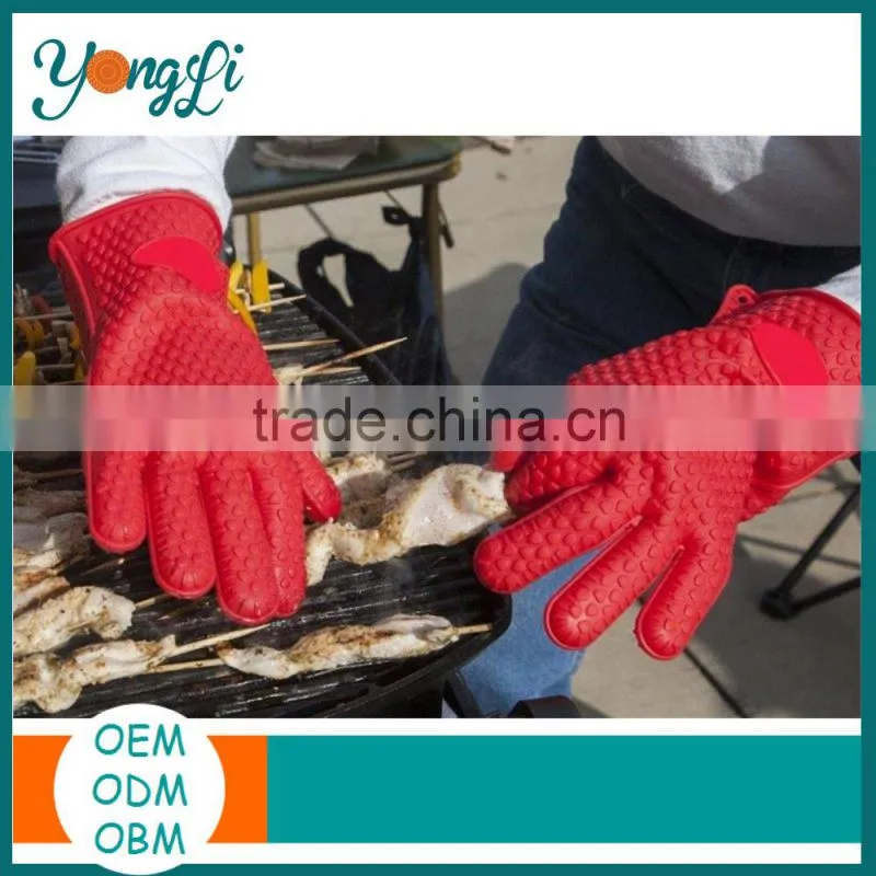 Indoor & Outdoor Cooking BBQ Set with Silicone Gloves Meat Claws and Tong For BBQ Grill Tools Set