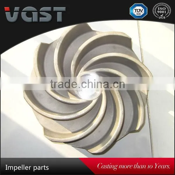 Top quality Open Flexible Centrifugal cast iron water pump impeller