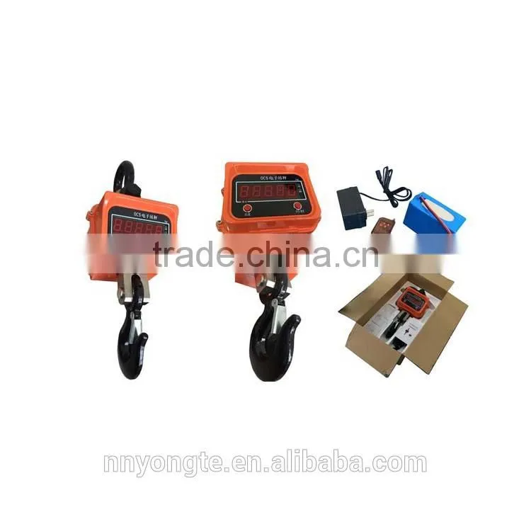 Hanging electric digital 5t ocs crane scale