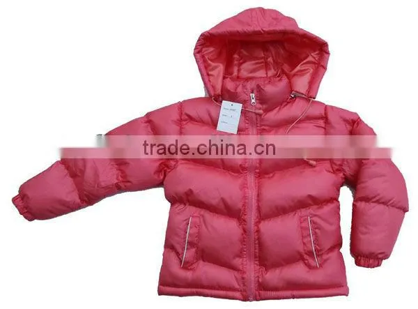 8658 girls cheap winter garment stock lot