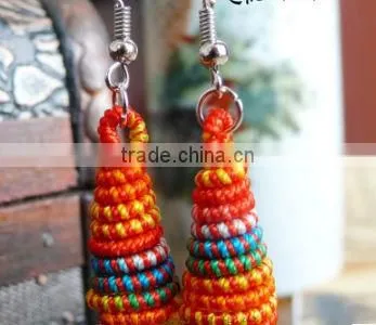 Vintage style tower pendant earrings.Holiday gifts