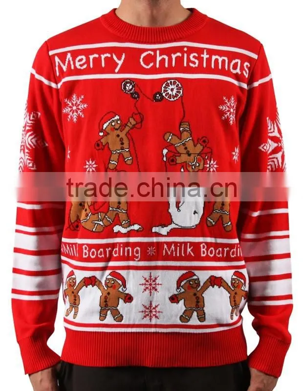 2016 unisex pullover knitted ugly christmas sweater